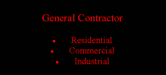 General Contractor 